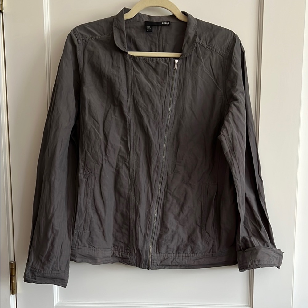 Eileen Fisher Lightweight Gray Jacket